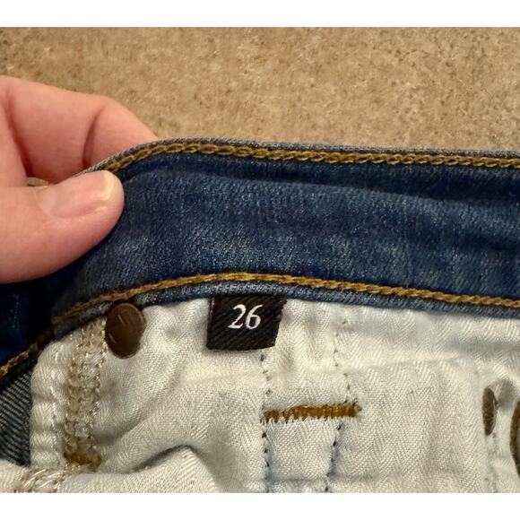 7 for All Mankind Tailorless Dojo Jeans, Women’s Size 26 - Picture 6 of 11